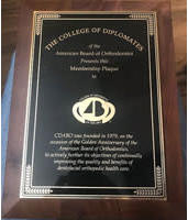 CDABO Member Plaque